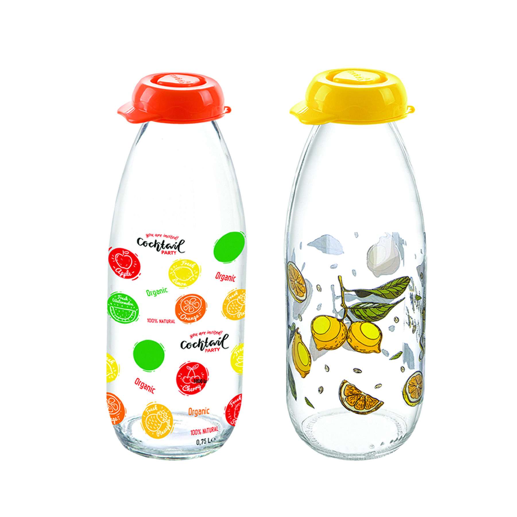 Decorated Fruit Suyu Bottle