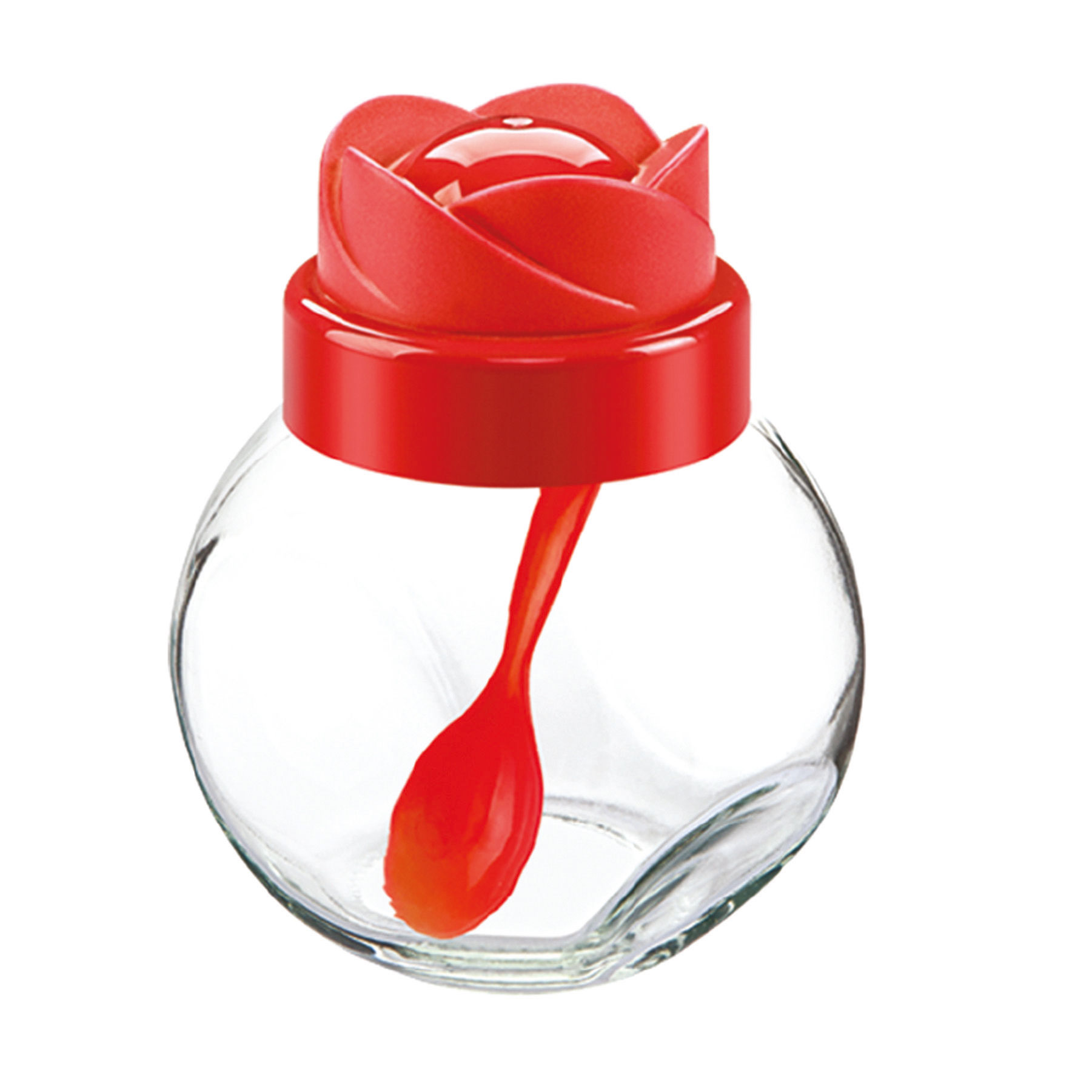 Double-Base Bud Jar with Spoon