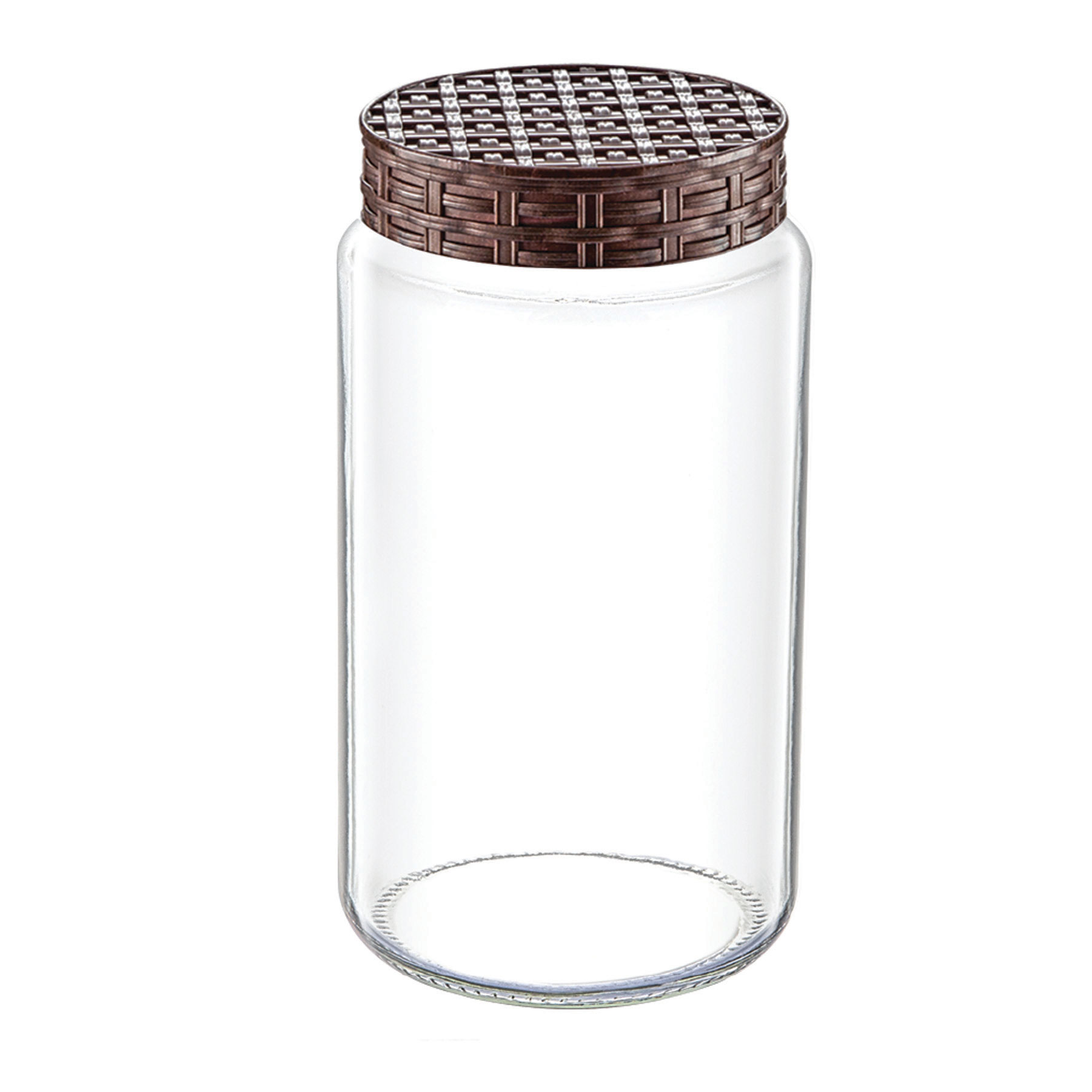 Wicker Lidded Jar