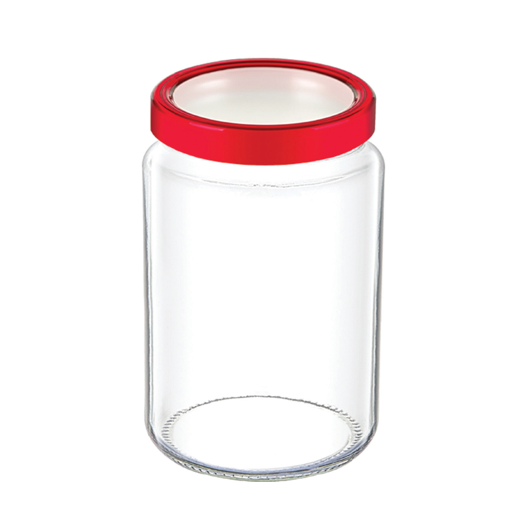 Şeffaf Crystal Lidded Jar