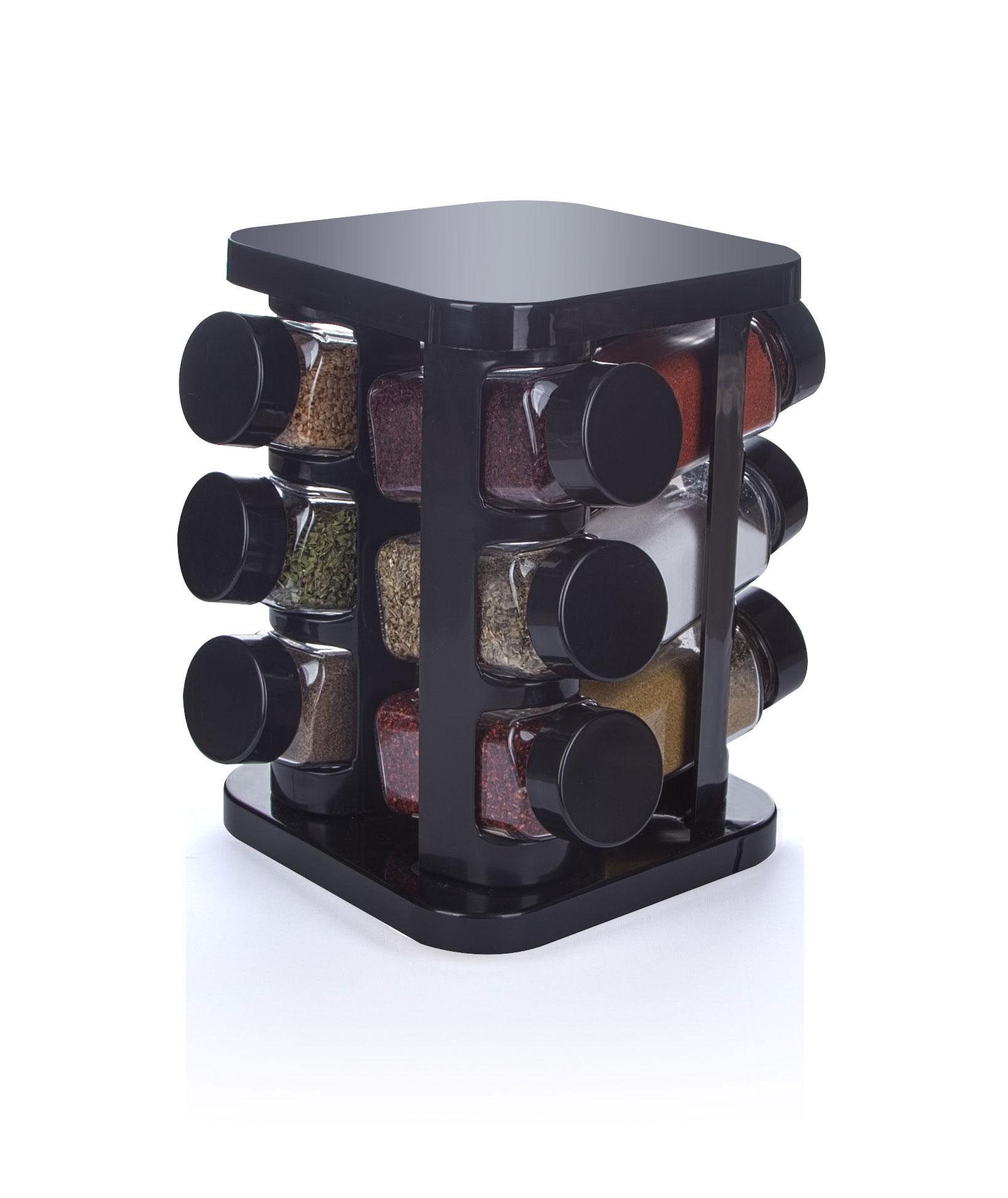 Kare Salt Shaker Set With Stand 12 Piece