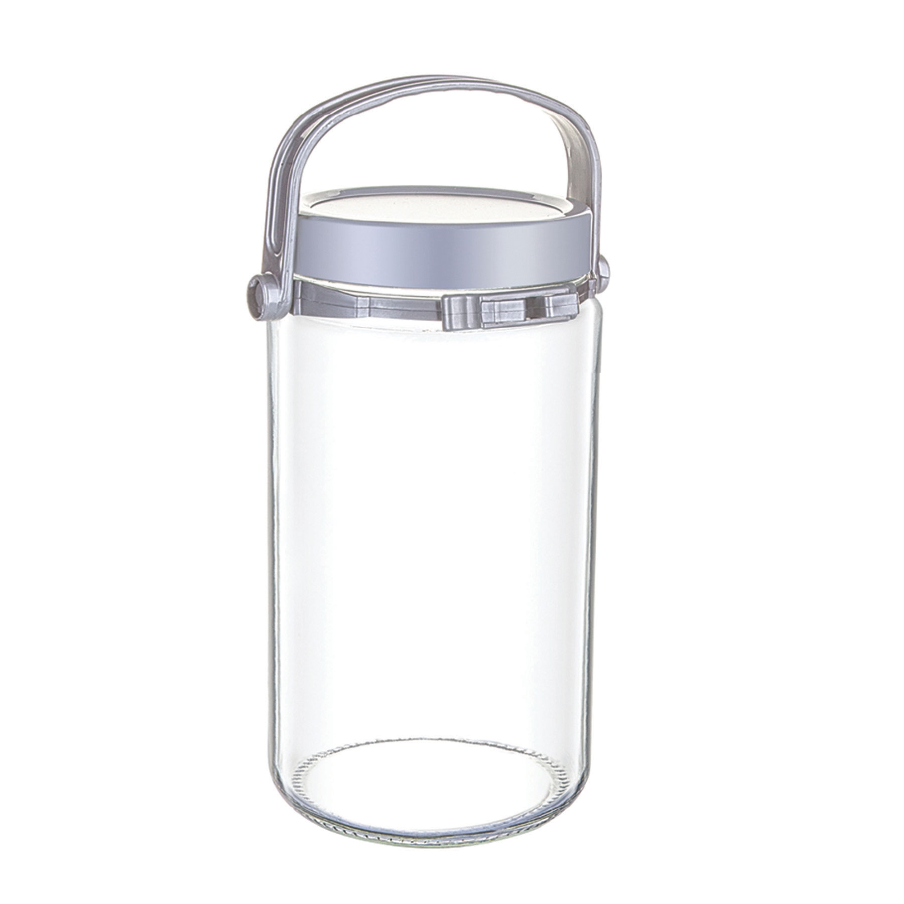 Handled Cellar Crystal Lidded Jar