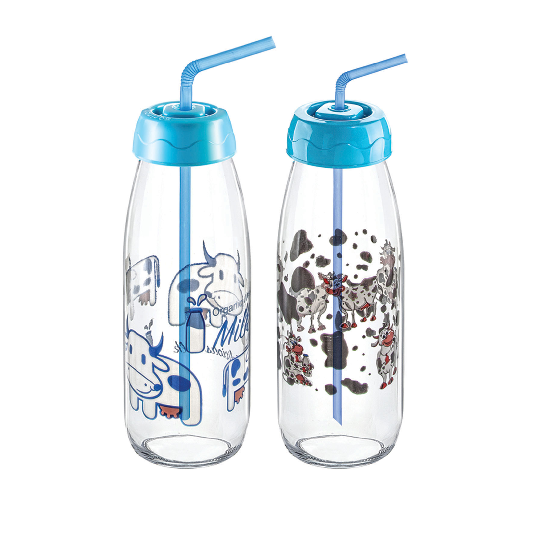 Decorated Milk Bottle