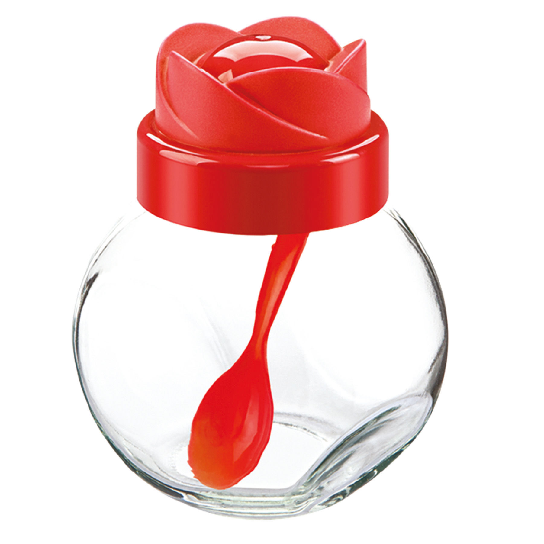 Double-Base Bud Jar with Spoon