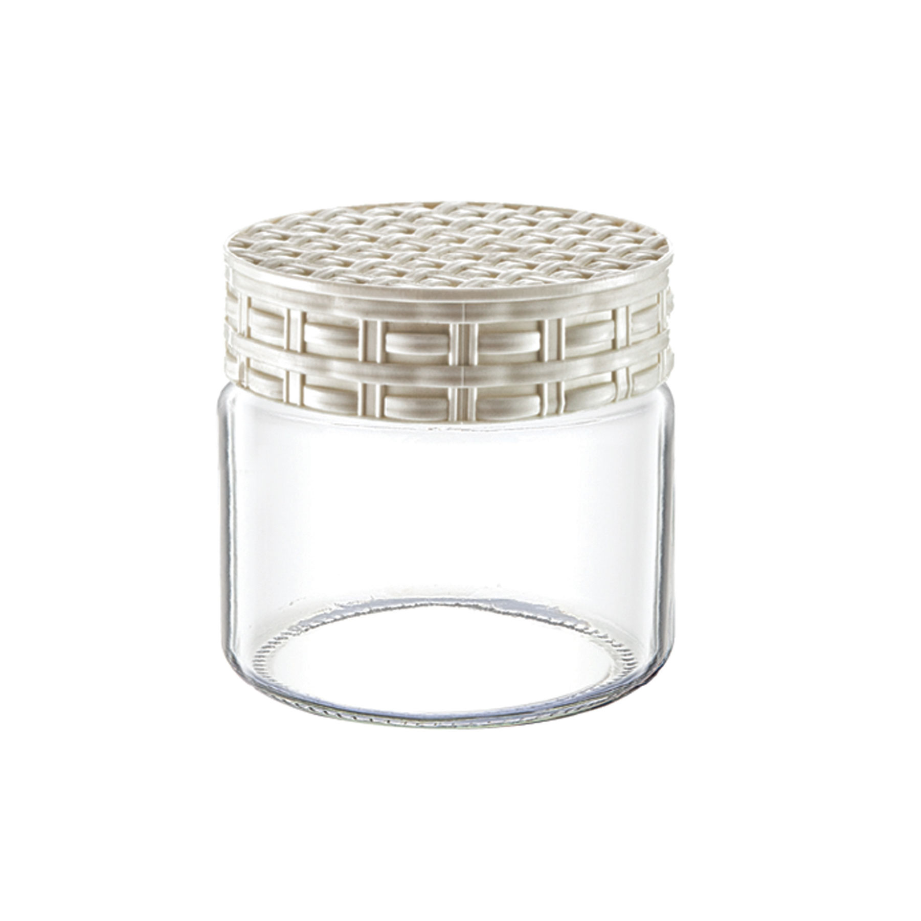 Straw Decorated Jar