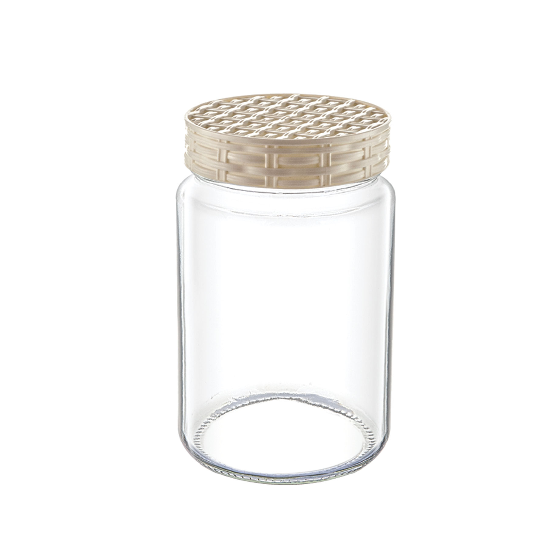 Wicker Lidded Jar