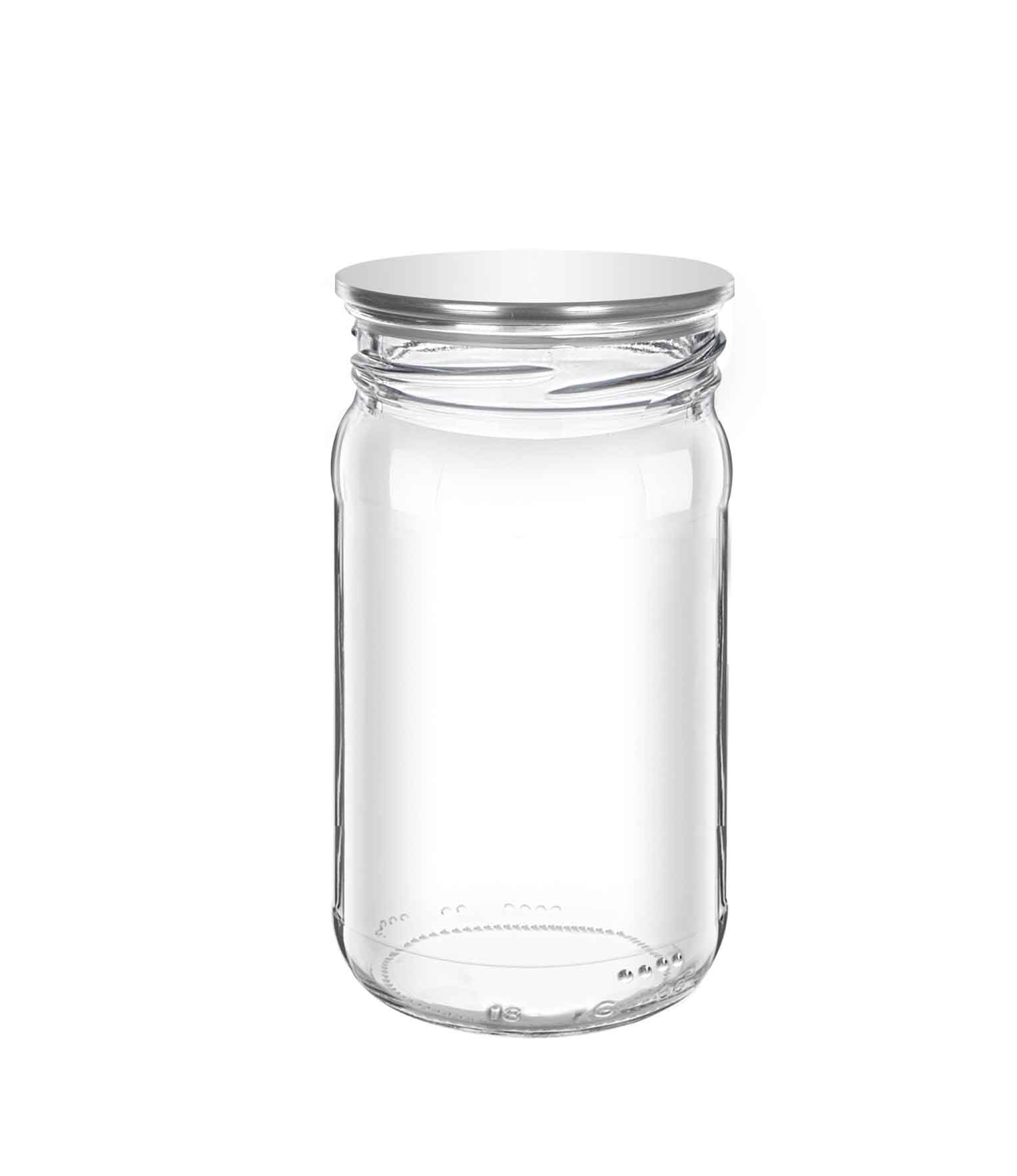 Metal Lidded Plain Spice Jar