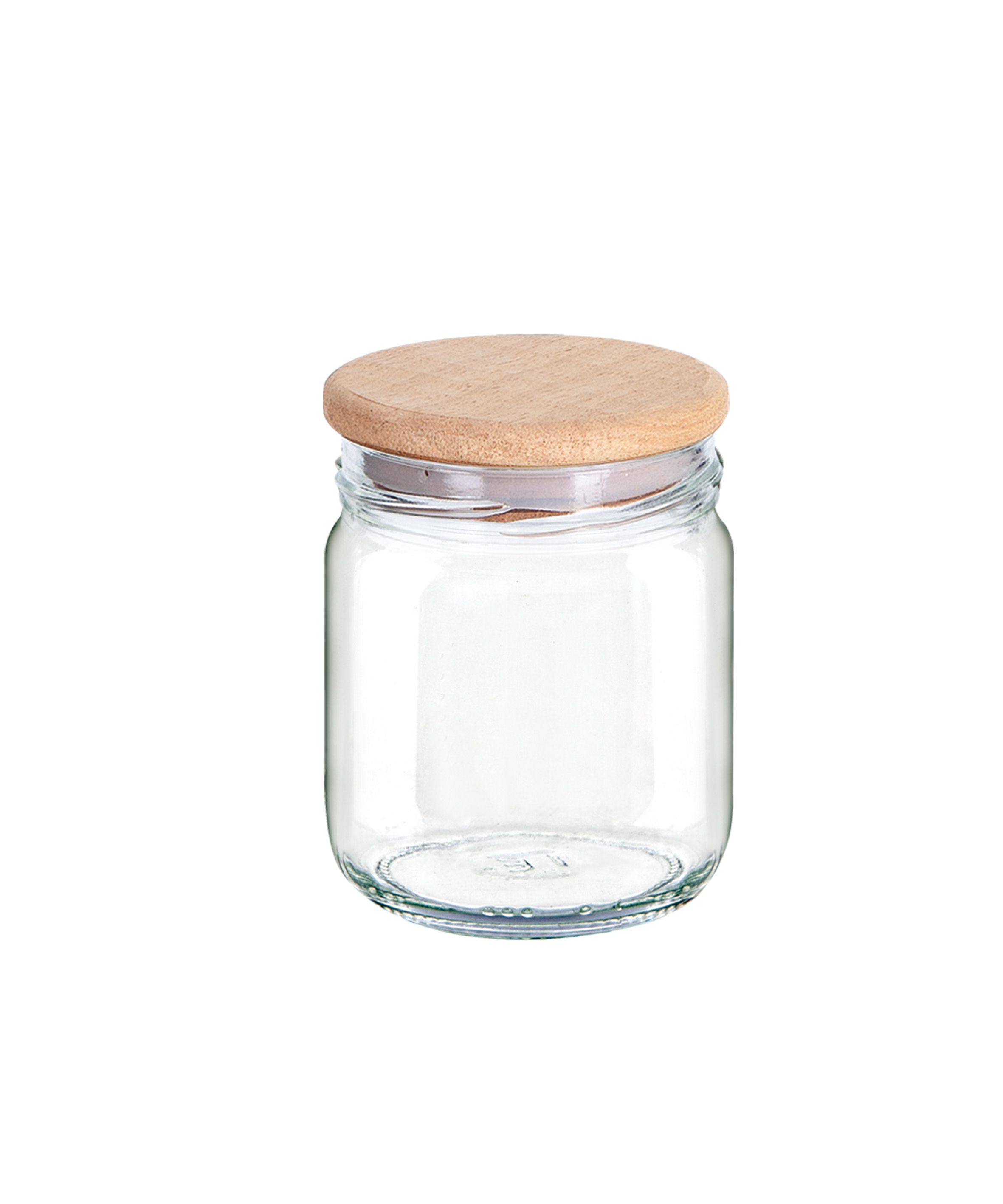 Wooden Lidded Plain Spice Jar