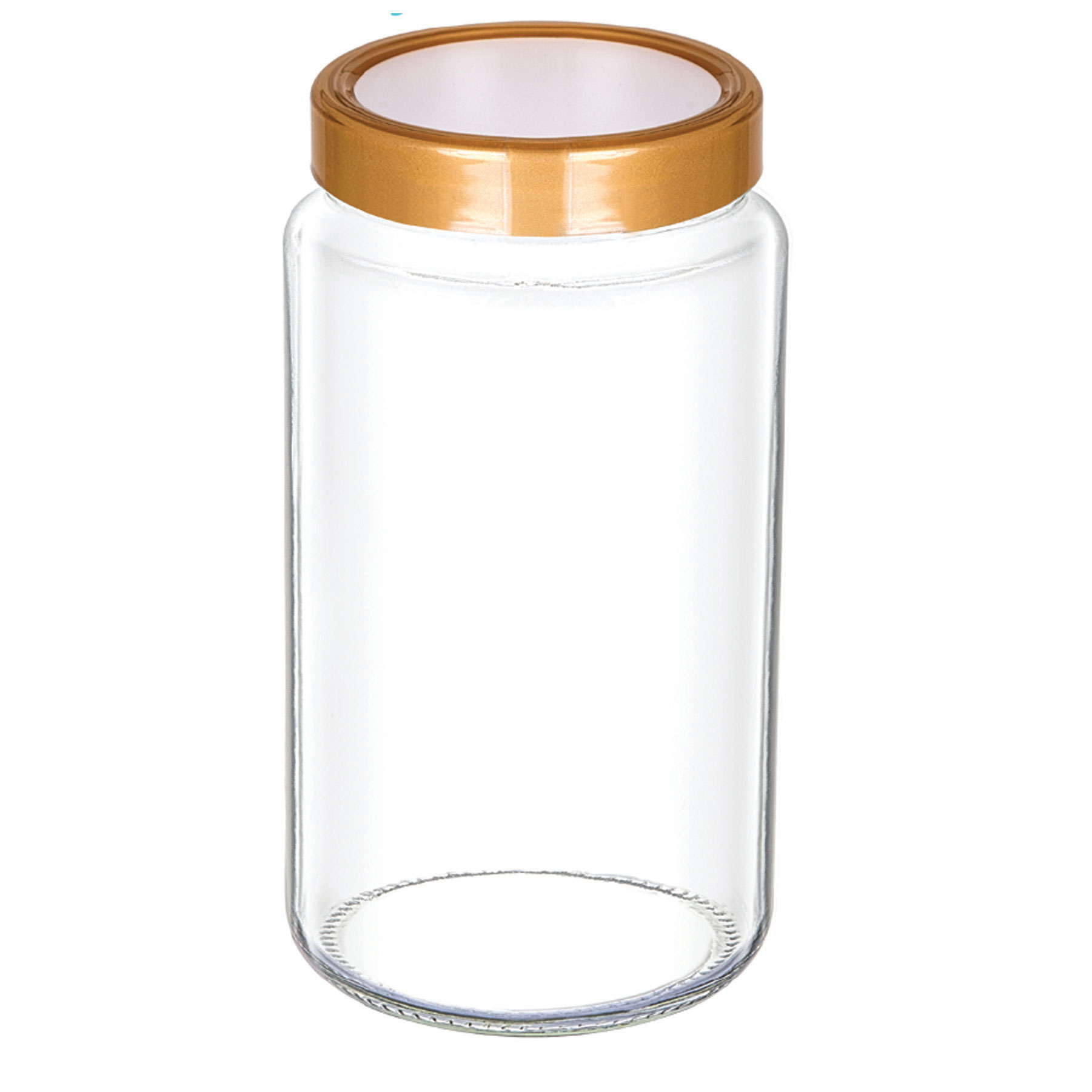 Transparent Crystal-Lidded Jar