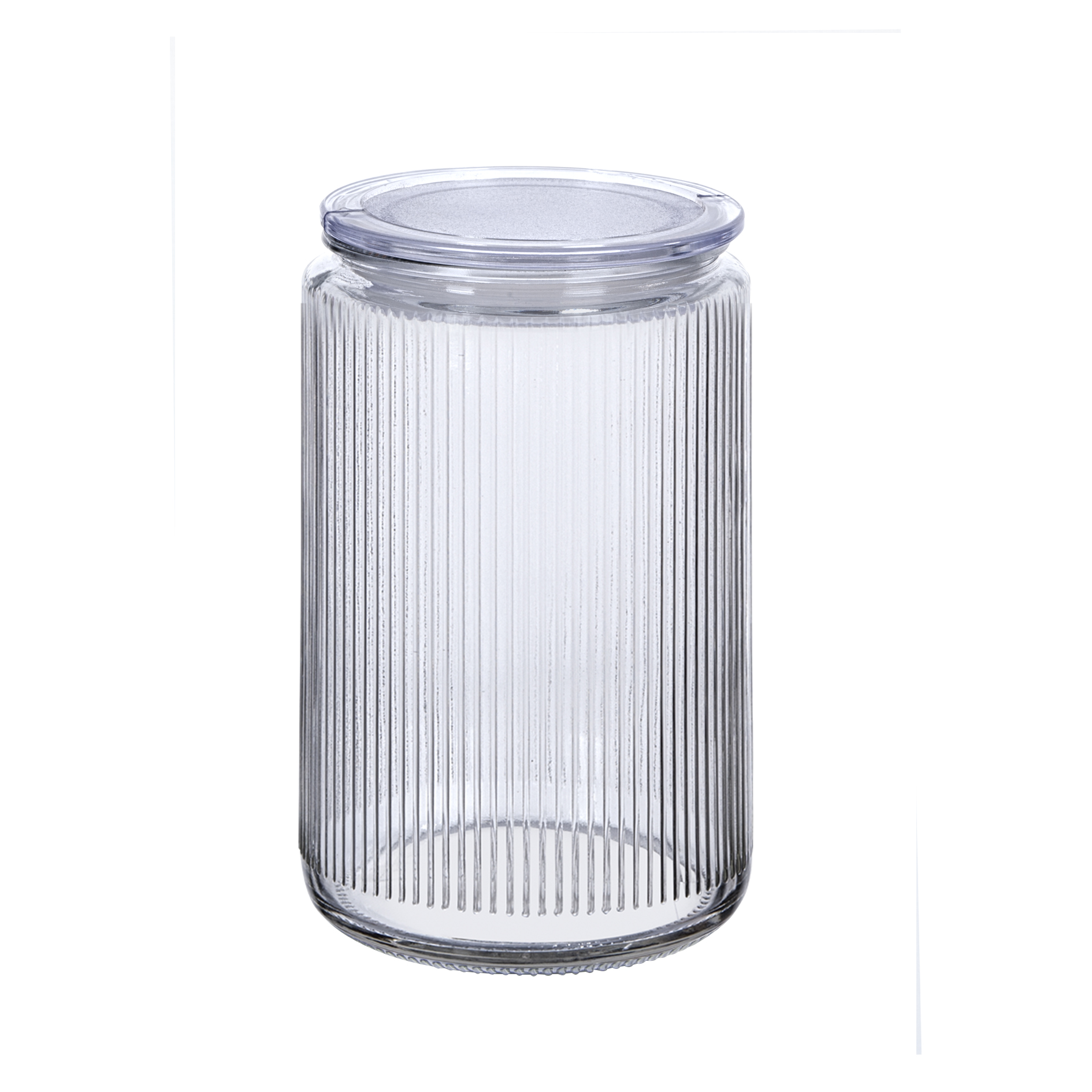 Crystal Vacuum Lidded Jar