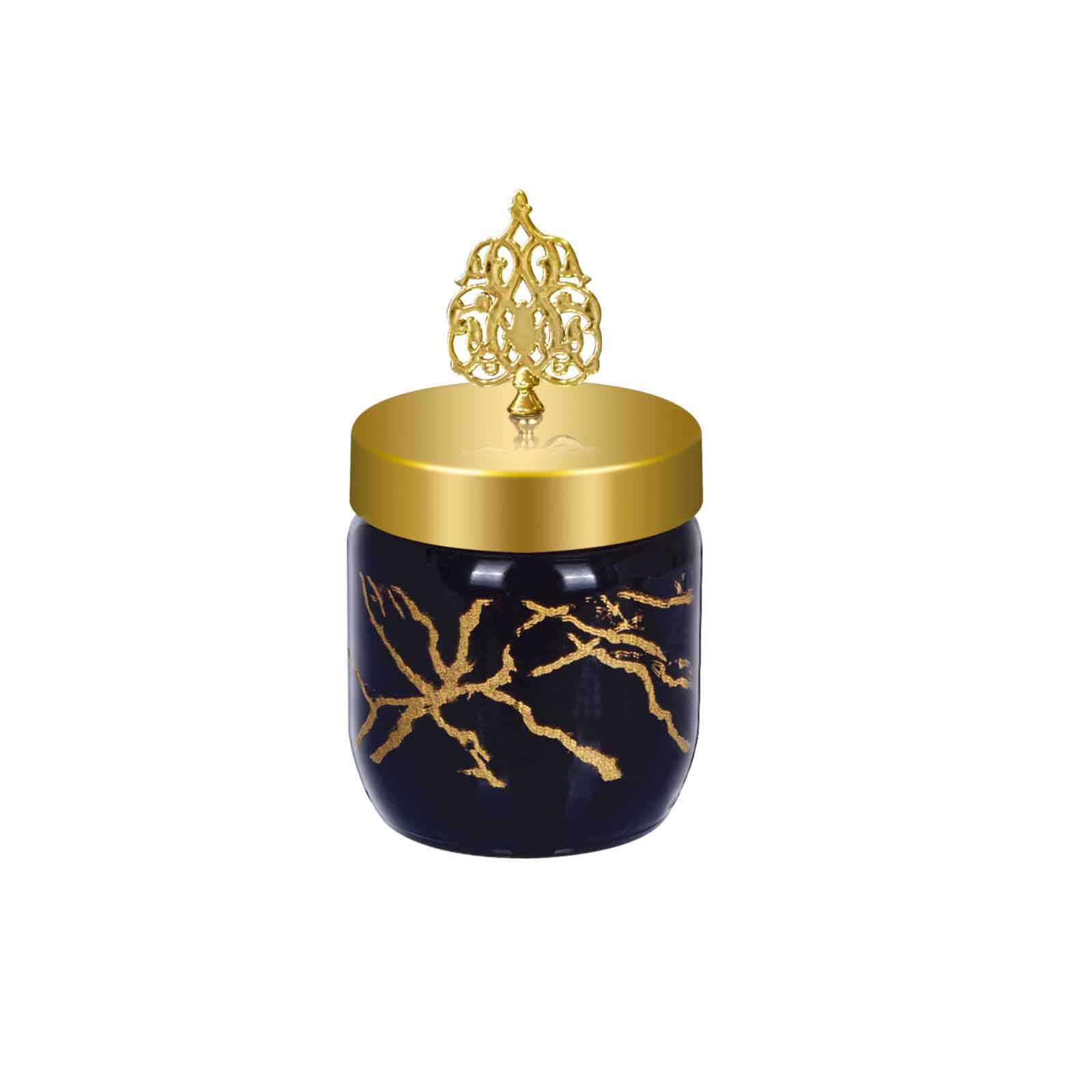 Marble Jar Gold Lid